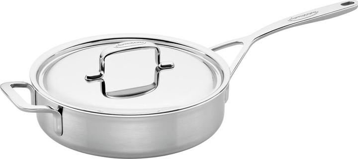 Productafbeelding Demeyere 5 Plus steelpan laag 24cm met deksel (24 cm, Steelpan, Roestvrij staal)