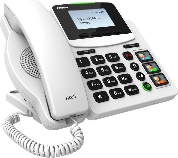 Actual product image Akuvox R15P Large-button SIP phone without SOS transmitter