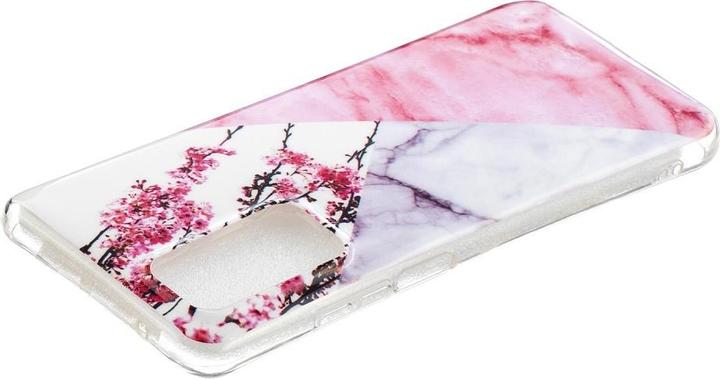 Actual product image Cover-Discount Galaxy A52 - Soft Silicone Rubber Case Flower Marble (Samsung Galaxy A52, Samsung Galaxy A52 5G, Samsung Galaxy A52s 5G)