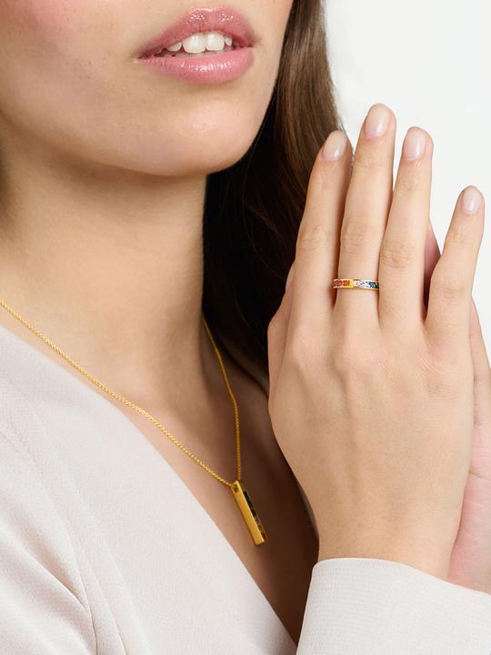 Immagine prodotto Thomas Sabo Anello Pietre Colorate Oro (54, 925 Argento)