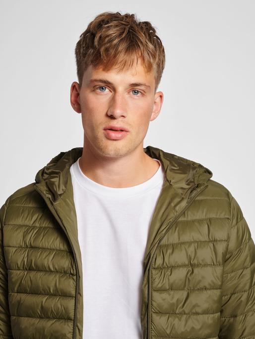Actual product image hummel Red Quilted Hood Jacket (S)