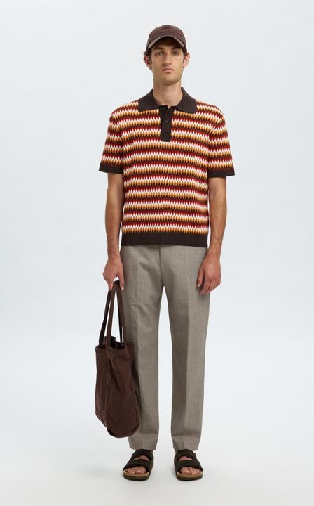 Actual product image Selected Homme Kurzärmeliges Polohemd aus Strick (L)