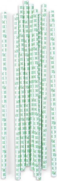 Produktbild ScrapCooking Trinkhalme Papier, 20 Stk. "Rosetten hellgrün" (20 x)
