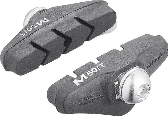 Image du produit Shimano Patins de frein M50T pour jantes en aluminium 10 paires (Shimano, Caoutchouc)