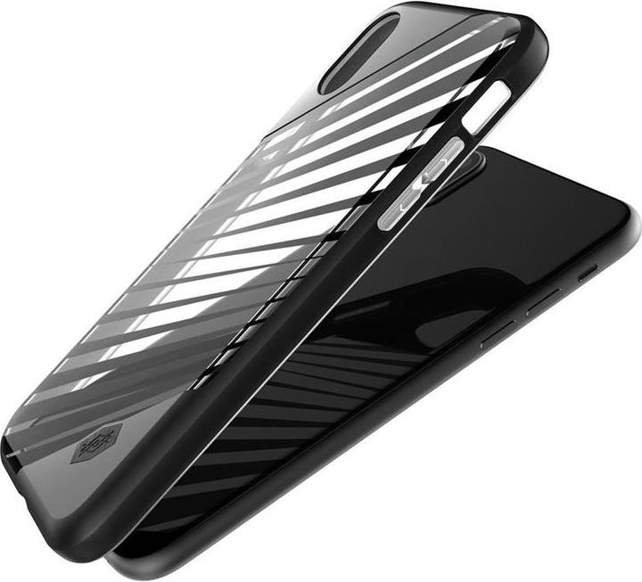 Produktbild X-Doria Revel Lux - iPhone X Hülle (Schwarze Strahlen) (Apple iPhone X)