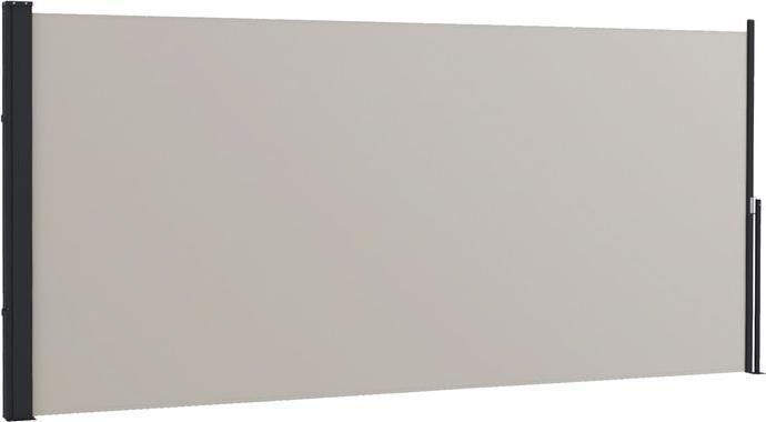 Produktbild Swisshandel24 Seitenmarkise Ausziehbar, 300x140cm Gartenmarkise, Sichtschutzwand mit UV-Schutz, Windschutz, Metall (3 m)