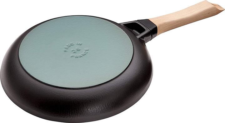 Actual product image Staub Frying pan with wooden handle, 26 cm (26 cm, Frying pan, Cast iron)
