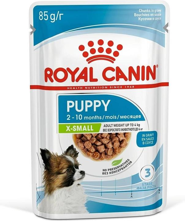 Produktbild Royal Canin X-Small Puppy Sosse (Welpe + Kitten, 12.40 Stk., 85 g)