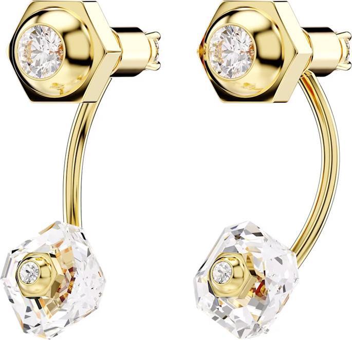 Immagine prodotto Swarovski Numina Orecchini a giacca Vari tagli Oro bianco (Metallo Swarovski)
