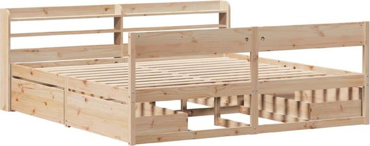 Produktbild VidaXL Bett ohne Matratze 200x200 (200 x 200 cm)