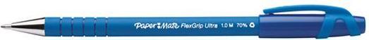 Produktbild Paper Mate Flexgrip Ultra Stick-Kugelschreiber Medium 12 Stücke (Blau, 12 x)