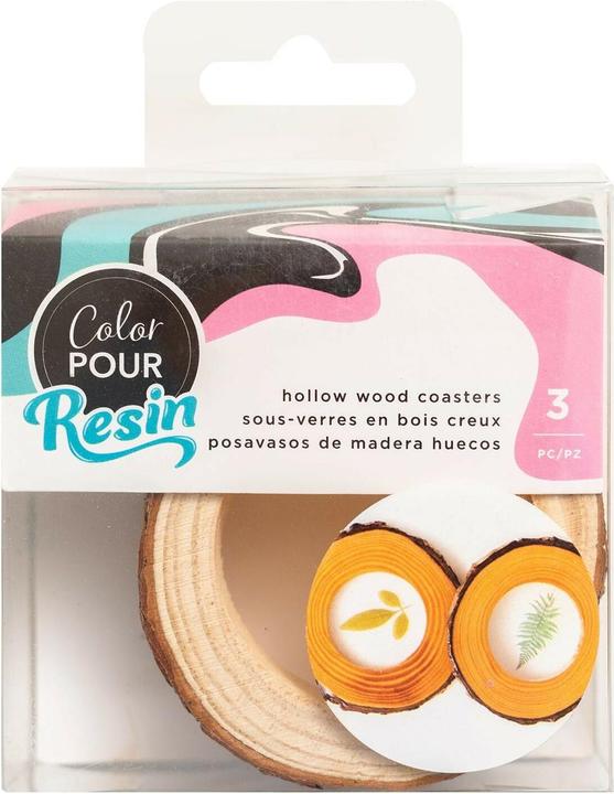 American Crafts Giessform Holz, 3 Stück