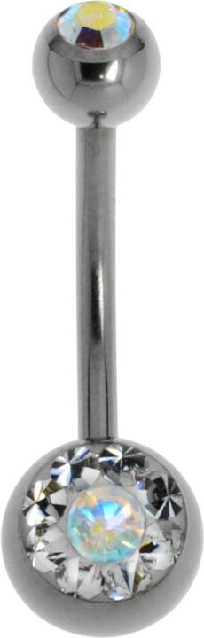 Bijouteria Bauchpiercing (Titan, Swarovski Kristall)