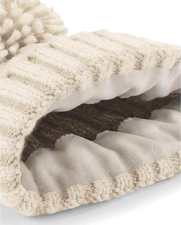 Produktbild Beechfield Unsiex Bommelmütze mit Zopfmuster Erwachsene (One Size)