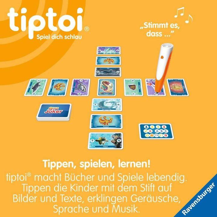 Actual product image Ravensburger tiptoi 00192 Quiz Under Water, quiz game for children aged 6+, for 1-4 players (German)
