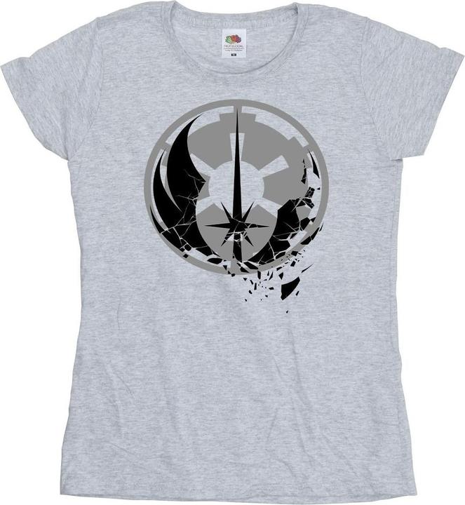 Star Wars ObiWan Kenobi Fractured Logos TShirt (XL)