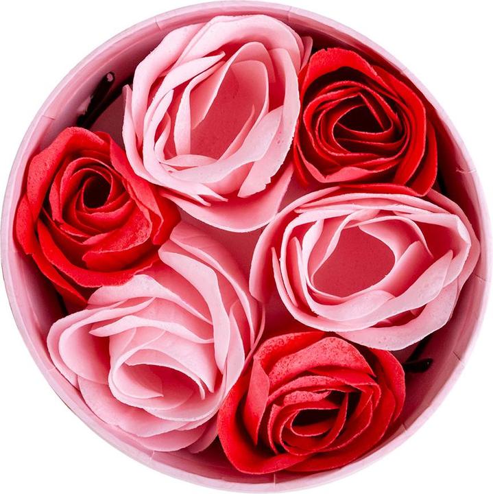 Immagine prodotto Accentra Coriandoli da bagno KISS FROM A ROSE in confezione regalo (riutilizzabile), 6 x 4 g, fragranza: