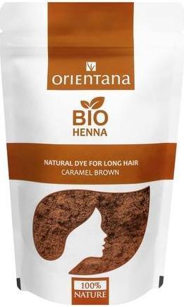 Produktbild Orientana Bio Hair Henna Karmel Braun 100g