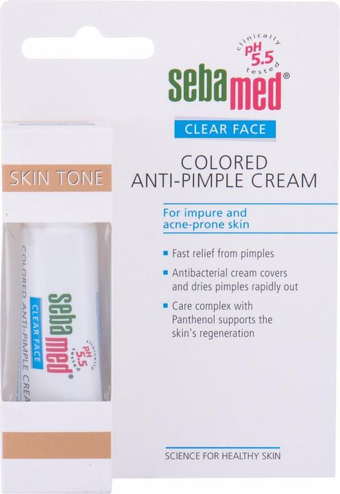 Actual product image Sebamed Clear Face Colored Anti-Pimple Cream (10 ml)