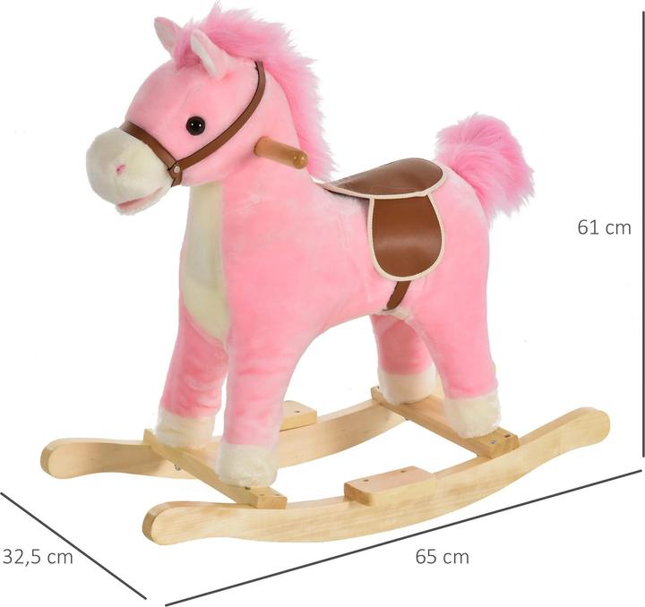 Image du produit Jamb Cheval à bascule rose