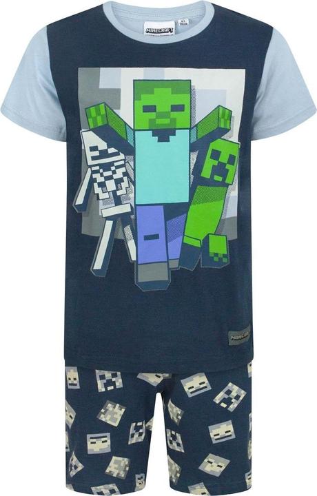 Minecraft Undead Schlafanzug mit Shorts Jungen (152)