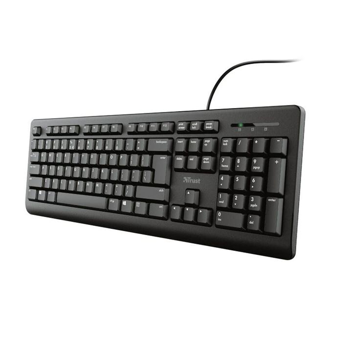 Actual product image Trust Primo Keyboard USB QWERTY US English Black (US, Cable)