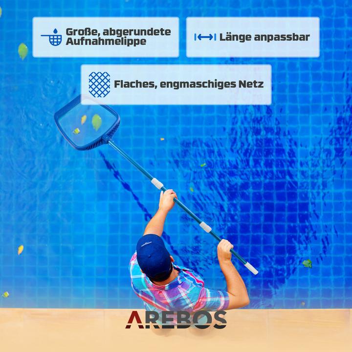 Immagine prodotto Arebos Rete di atterraggio per piscine