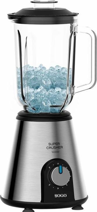 Image du produit Sogo GLASS JAR BLENDER 5 SPEED -S/S BODY - 1000W
