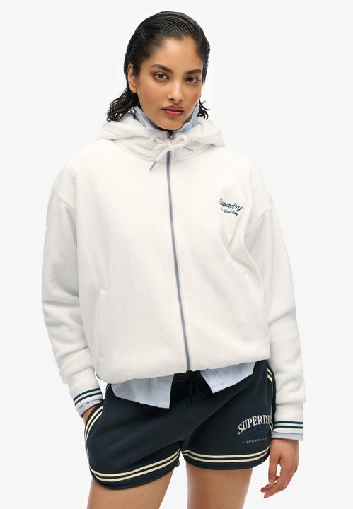 Image du produit Superdry Sweat à capuche zippé en velours Country Club (14)