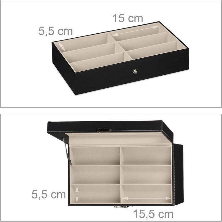 Actual product image Relaxdays Eyewear box