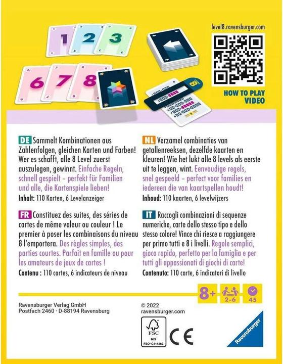 Actual product image Ravensburger Level 8® (Dutch, Italian, French, German, Multilingual)