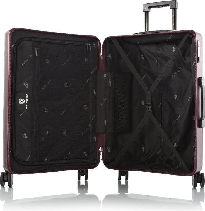 Produktbild Heys Smart Luggage -matkalaukku, viininpunainen (70 l)