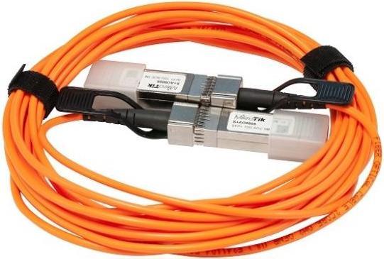 Immagine prodotto MikroTik S+AO0005 - Cavo SFP+ Direct Attach Active Optics, 5 m (5 m)