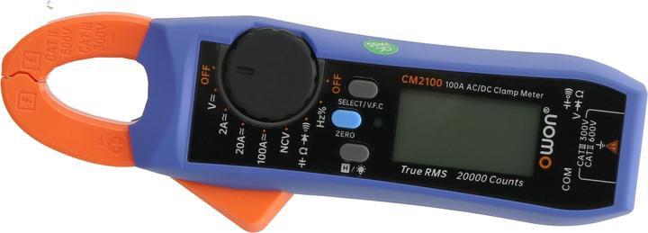 Actual product image Owon Stromzange CM2100, 100 A AC/ DC, True RMS