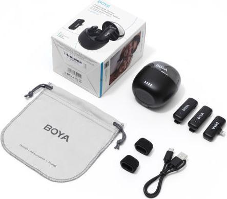 Actual product image Boya BY-WM3T-D2 - Kit for Lightning 2 x Transmitter / 1x Receiver / 1x Case (BY-WM3T-D2)