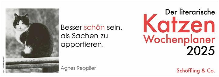 Produktbild Der literarische Katzen Wochenplaner 2025 (Deutsch)