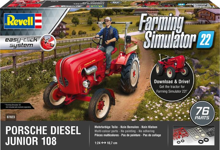 Produktbild Revell 1:24 Porsche Junior 108 - Farming Simulator Edition