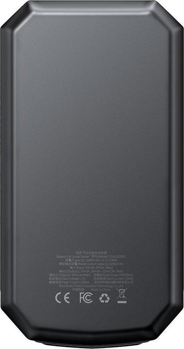 Produktbild Baseus Max Car Jump Starter (20000 mAh, 42 W, 74 Wh)