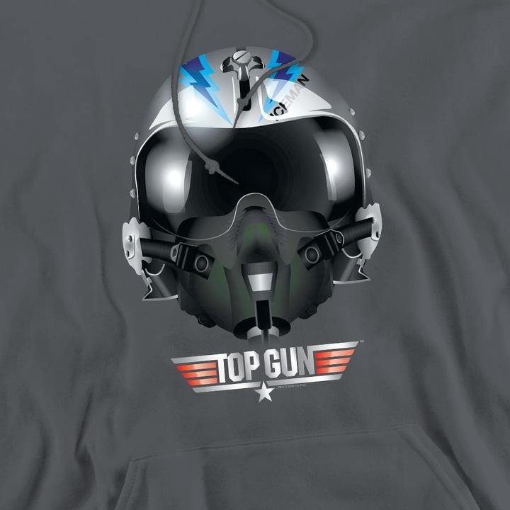 Immagine prodotto Top Gun Iceman Felpa con Cappuccio Casco Uomo (S)