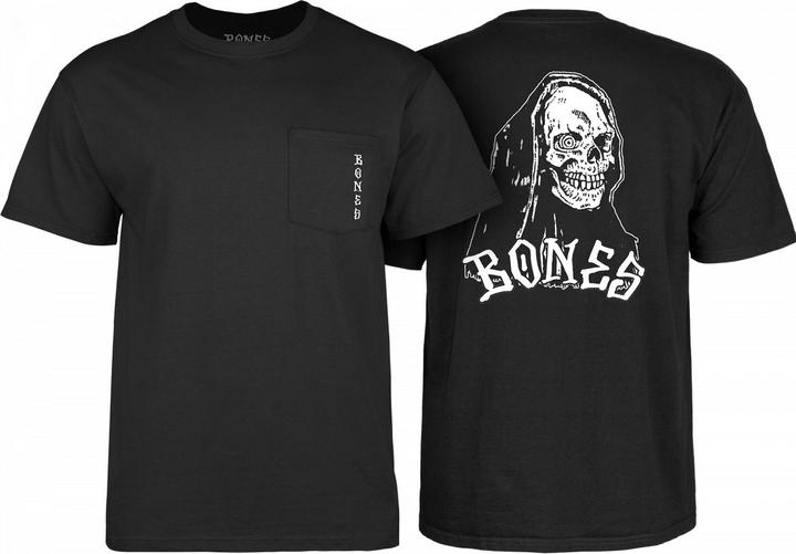 Actual product image Bones Terror Nacht Creeper Pocket T-Shirt (M)