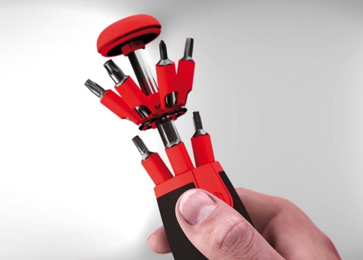 Produktbild Wiha Schraubendreher mit Bit Magazin (Torx (TX), Phillipps-Kreuzschlitz (PH), Pozidriv-Kreuzschlitz (PZ), Hex, Schlitz, Vierkant)