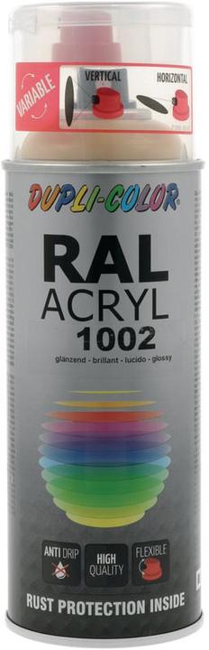 Image du produit Dupli-Color Peinture acrylique brillant RAL 1002 jaune sable (Jaune sable, 0.40 l)