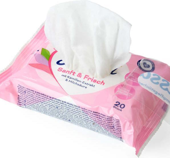 Image du produit dm Jessa Lingettes de soins intimes (Lingettes intimes)