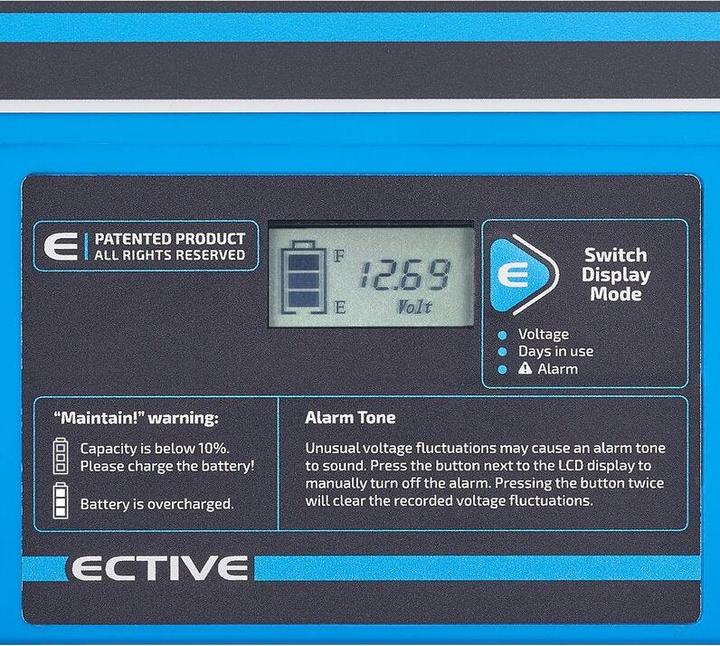 Immagine prodotto Ective Batteria di alimentazione AGM a ciclo profondo 12V 115Ah con display batteria camper (12 V, 115 Ah)