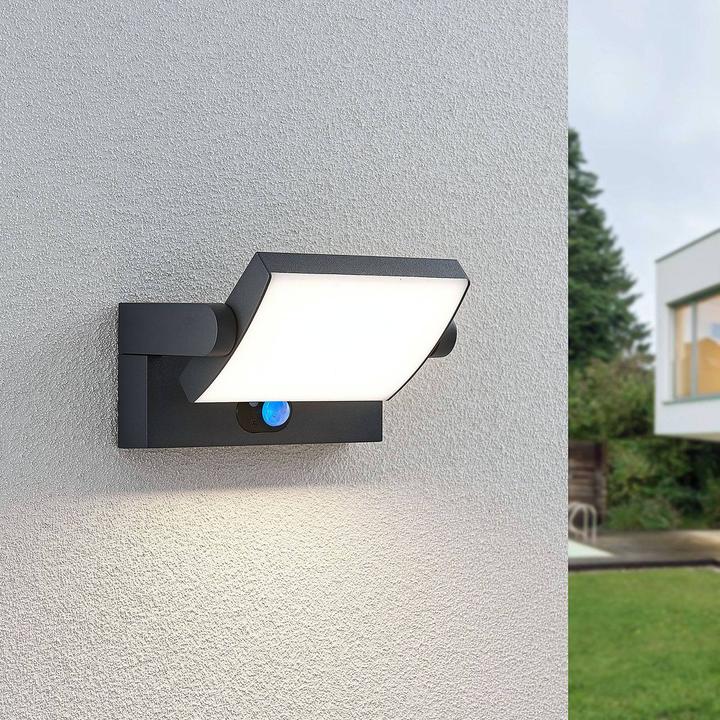 Produktbild Lindby Sherin Solcelle Lamp w/Sensor (300 lm, IP54)