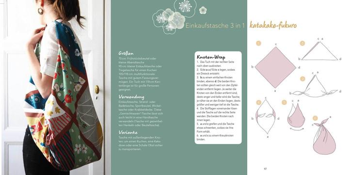 Produktbild Furoshiki. Ein Tuch - 43 Taschen und Verpackungen: Handtaschen, Rucksäcke, Stofftaschen und (Deutsch, Aurélie Le Marec, 2020)