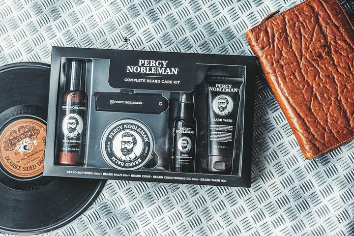 Actual product image Percy Nobleman Complete Beard Care Kit gift set