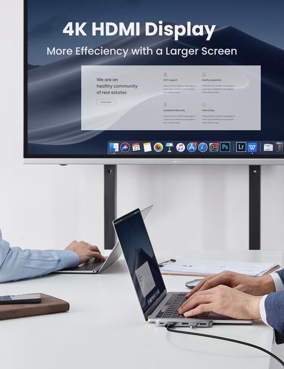 Image du produit Ugreen 5 in 2 -C Hub (USB-C, 5 Ports)