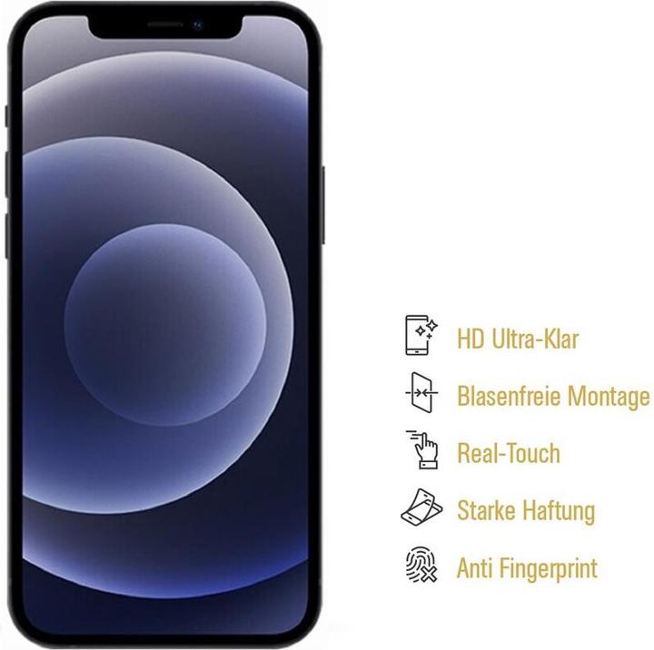 Actual product image Protectorking 3x premium screen protector 3D CLEAR (3 Piece, Apple iPhone 12 Pro)