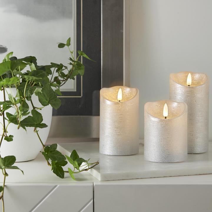 Actual product image Star Trading LED Pillar Candle Flame Rustic (1 x)